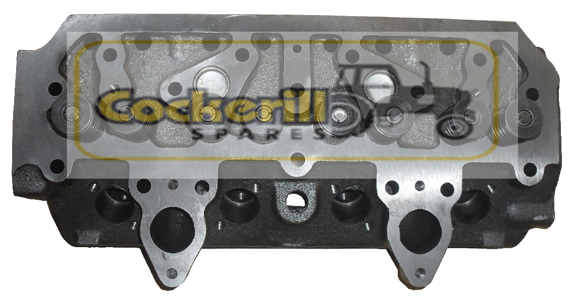 Cylinder Head with Guide And Valve with Lock Spring